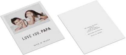 easyprint Fotogrußkarten individuell selbst gestalten | personalisiert mit Foto + Text | direkt anpassen und drucken lassen | Design Love you | Liebe (1 Stück)