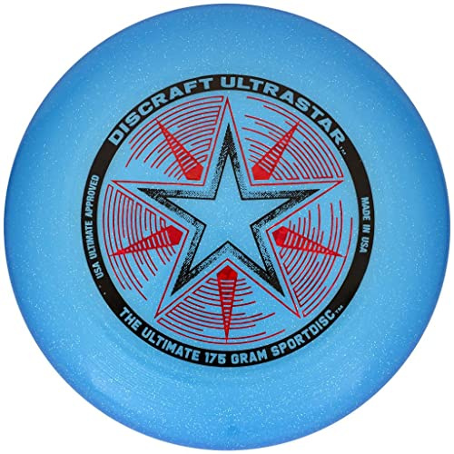 Discraft glitzernde Blaue Sportscheibe 175 g Sparkle Blue Ultrastar Sport Disc