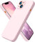 Little Boutik Coque Silicone Couleur Rose pour iPhone 14 Plus