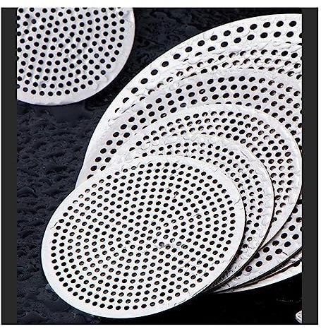 LOEASE 1pc 304 Acier Inoxydable drains de Sol Filet Couverture évier crépine Douche vidange Trou Filtre Attrape-Cheveux Bouchon Cuisine Salle de Bain matériel (Color : 6cm)