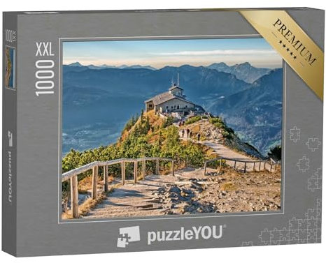 Puzzle 1000 Teile XXL „Kehlstein-Haus bei Berchtesgaden“ – aus der Puzzle-Kollektion Deutschland, Regionale Puzzles Deutschland