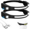 flintronic 2PCS Linterna Frontal led Recargable LED por USB, 5 Modos 600 Lúmenes Luz Frontal LED COB, IPX4 Linterna Frontal Liviana Impermeable de Gran Angular de 230 ° con Sensor de Movimiento