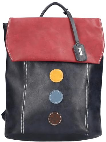 Rieker Damen H1357 Rucksackhandtasche, Blau