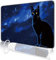 MTG Spielmatte, 24 x 14 MTG TCG Spielmatte mit genähten Kanten HD Druck Spielmatte für Kartenspiele Anti-Rutsch Gaming Spielmatte mit Aufbewahrungstasche Katze Kampfspielmatte