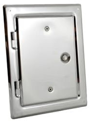 Kamin Schornstein Edelstahltür - Reinigungstür 300 x 200 mm