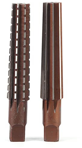 Respicefinem Nummer 3 Morsekegel-Reibahle 20. 0×10. 0×6. 0 2-teiliges Hss-Mt3-Kegel-Fein-Rohreibahlen-Schneidwerkzeug-Set, gerader Schaft, Mt3-Kegel-Reibahle, hoher Stahl