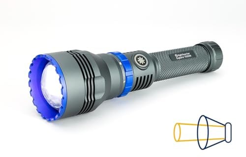 NightSearcher Explorer 1150 Rechargeable LED Torch – 1,150 Lumens, 920m Beam Distance, IP65 Waterproof, IK07 Shockproof, Aircraft-Grade Aluminium, 5 Light Modes, Long Runtime, Professional Flashlight