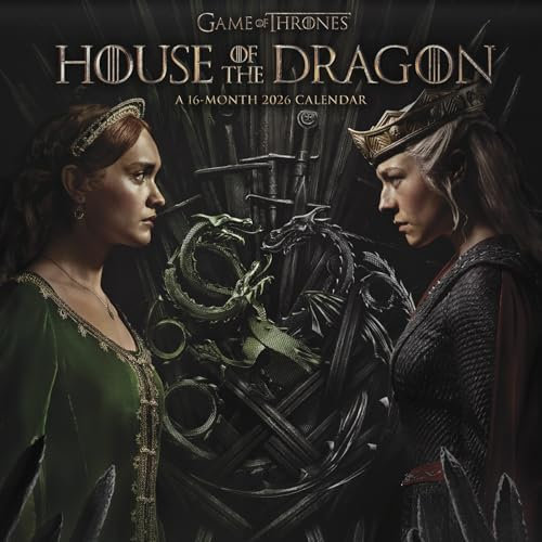 2026 Game of Thrones - House of the Dragon Wall Calendar