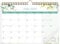 Calendar 2025 2026 UK - Moseem 18 Monthly A4 Wall Calendar 2025/26, Family Planner Month to View from July 2025 - Dec.2026 for Home Office Planning Orgnizing - Green Leaf