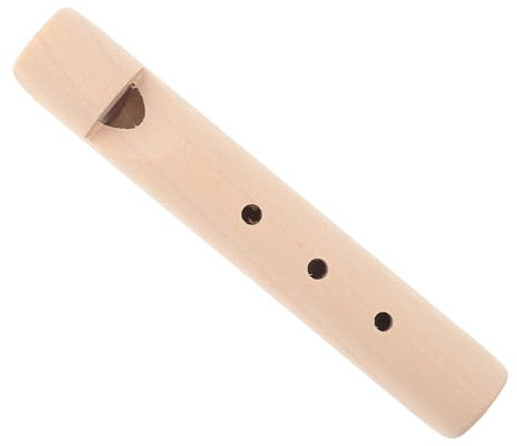 BESPORTBLE Holzflöte Für Junge Mädchen Diy Lackierbare Pfeife Holzflöteninstrument Unbemalte Kleine Pfeife Spielzeug Musikinstrument Für Junge Mädchen Holzpfeife Lustiges Pfeifenspielzeug