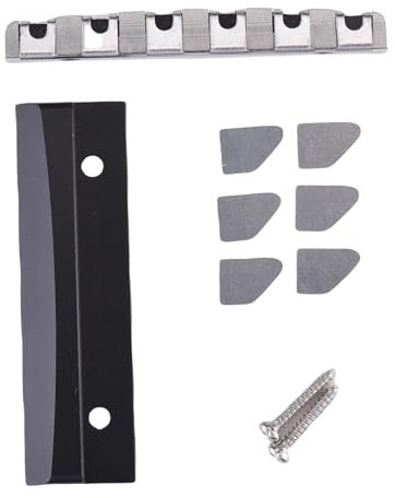 Btuty Roller Nut for Electric Guitar HSS Pickup 43mm Guitar Head Pillow Stainless Steel Guitar Nut Guitar Accessories