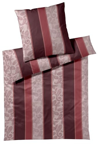 Joop! Bettwäsche Paisley Stripes 4121 Rouge - 01