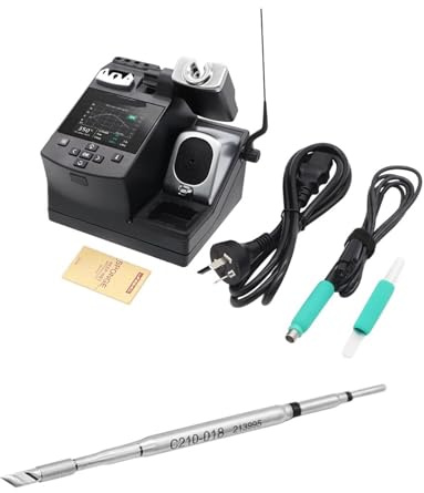 Precision Soldering Station Kit, Digital LCD Display Soldering Iron Station Compatible with C210 Tips, Portable Soldering Station for Electronics Repair