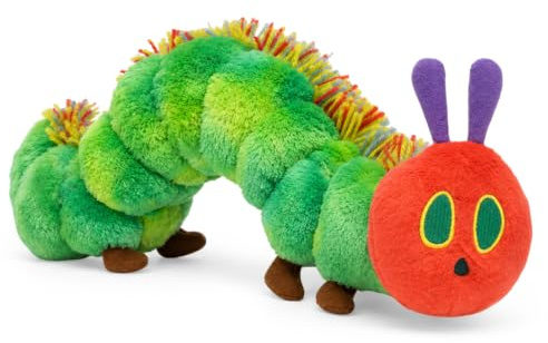 WDKXCN Raupe Nimmersatt Kuscheltier, Kleine Raupe Nimmersatt Plüschtier, Weichem Plüsch Raupen Kuscheltier, Stofftier Spielzeug Geschenk für Kinder Jungen und Mädchen (43cm)