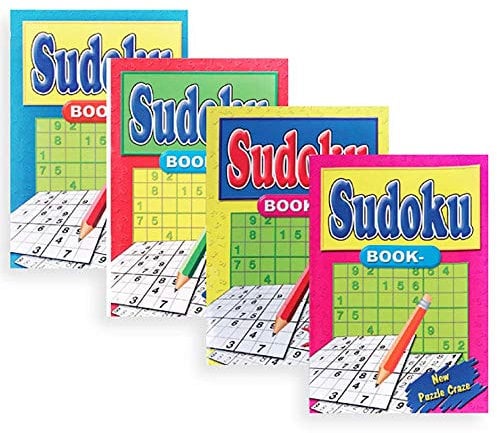 WF Graham 4er Set Sudoku Puzzle Tasche Books A5 Größe Mathe Reise Spiel