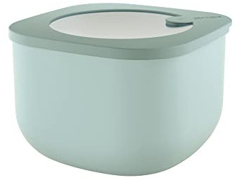Guzzini Store&More Kitchen Active Design Contenitori Ermetici Alti per Frigo/Freezer/ Microonde (M), 16 x 16 x 10.7 cm, Verde (Sage Green)