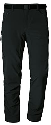 Schöffel Herren Pants Taibun M, funktionale Wanderhose, wasserabweisende und schnelltrocknende Outdoor Hose aus 2-Wege-Stretch, black, 50