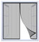 Mosquitera Ventana Magnetica, Mosquitera Para La Ventana, Cortina de Ventana para Prevenir Mosquitos y Insectos, Se cierra automáticamente es fácil de instalar - Negro 60cm(Ancho) x 130cm(Alto)