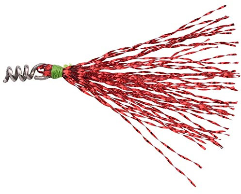 Spro Gummifischflossen mit Schraubspirale 3cm Screw in Fin, Farbe:Red