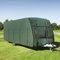 Wohnwagenabdeckung Wohnwagen Schutzhülle Länge 450-800 x Höhe 213-253 x Breite 230, Plane Schutzfolie, Waldgrün (450 x 213 x 230 cm)