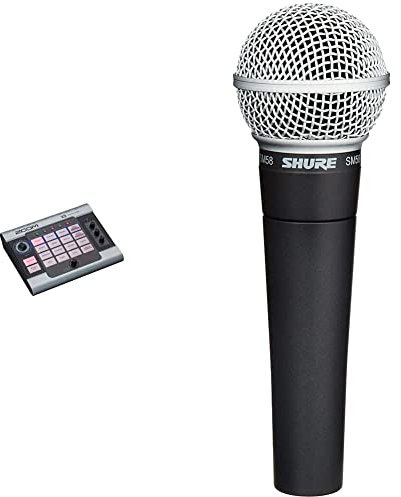Zoom V3 Multieffetto per voce & Shure Sm58-Lce Microfono Professionale Dinamico E Cardioide, Senza Cavo