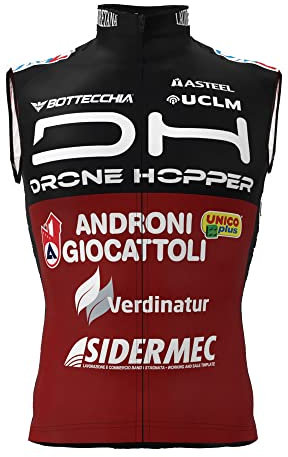 SGCIKER 2022 World Tour pro Team ANDRONI windbreaker Gilet coupe-vent vêtements pour homme,vtt windstopper cyclisme vest (XL)