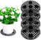 duozoanz Almohadillas Malla Plantas Maceta Soporte - Rejilla De Drenaje Redondas PláStico para BonsáI Interior, Jardinera Exterior, Proteger El Suelo, DiáMetro:20cm, 4 Piezas