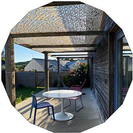 Sonakia Tarnnetz Jagd, Sonnensegel, Beige Camouflage Schattennetz, Tarnnetz Für Militärische Pergola Terrassen, 1.5x2/3x4/5x6m Sonnenschutznetz, Outdoor-tarnungzubehör,2x6m(6.6 * 19.7ft)