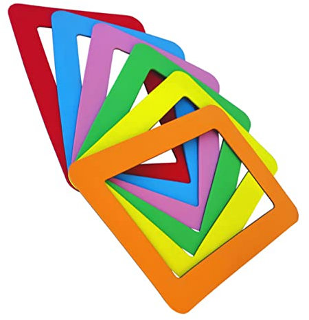 ORFOFE 6st Aufkleber Für Fotorahmen Magnetische Fotorahmen Magnetische Fototasche Magnetischer Fotorahmenhalter Fotorahmen Fotorahmen Magnetische Bildhüllen Bilderrahmen Kühlschrank Eva