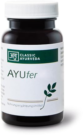 Classic Ayurveda - AYUfer Kapseln - 30 g, ca. 60 Kapseln - Ayurvedisch gereinigtes Eisen mit Amalaki - reich an Vitamin C