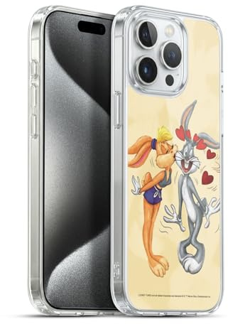 Head Case Designs Offizielle Looney Tunes Bugs Bunny and Lola Bunny Staffel Gelhülle [Militärischer Schutzgrad] Kompatibel Mit Apple iPhone 15 Pro Max Und Kompatibel Mit MagSafe