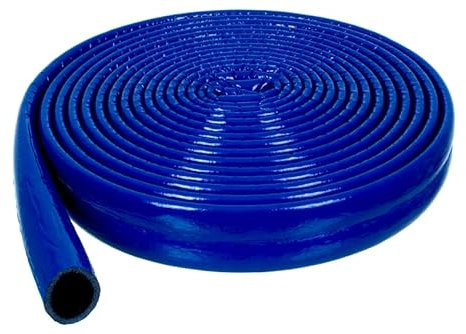 NAJDER Tuyau D'isolation Thermique Acoustique 10 m TER Max, Diamètre 35/6 mm, Tube Isolant Manchon en Mousse Flexible, Polyéthylène, Chauffage, Sanitaire, Couleur: Bleu