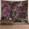 CEVAN Wandbehang Wandteppich Wanddekoration Steinmuster Wandbehang Fotodruck Wanddekoration Esszimmer Kunst Dekorationen Decke Wandbehang Stoff Violett 100x70cm