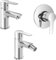 Set miscelatori lavabo bidet e doccia incasso, in ottone cromato con piletta automatica per lavabo e bidet, serie PRIMA