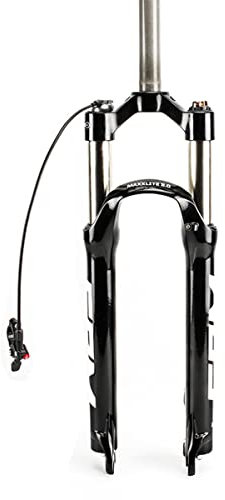 Forcella Ammortizzata MTB 29 Pollici Forcella Anteriore per Mountain Bike in Lega di Alluminio Viaggio 110mm Forcella Ammortizzata per Bici Manuale/Ammortizzatori con Blocco Romete