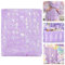 SLTAXAR Tüllstoff Glitzer Lila Dekostoff mit Sternen Sparkly Stoff 160 * 200cm Glitzer Tüll Tüllband Deko Stoffe Glitzer Garn Tüll Weich und Fein Dekoband für DIY Bekleidung Deko Weihnachten Hochzeit