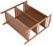 ANDRESLAD Schuhregal aus Bambus mit glatter Oberfläche platzsparender Schuhhalter Home Organizer