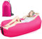 FainFun Divano Lettino da Spiaggia Gonfiabile, 200 * 70cm Sedia Gonfiabile Spiaggia, Sdraio Gonfiabile ad Aria, Poltrona Gonfiabile da Esterno, per Campeggio, Feste in Piscina (Rosa)