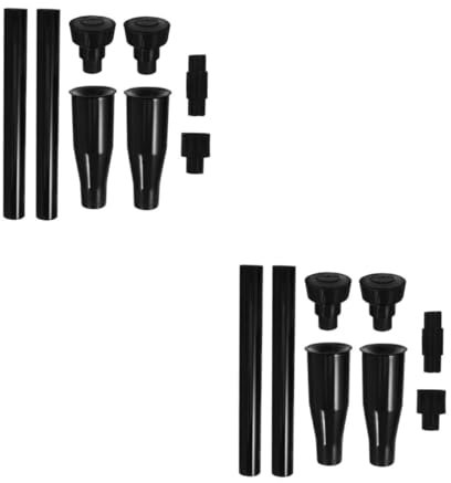 BESPORTBLE 2 Sätze 2 Sets Teichbrunnen Set Schlauch Sprinklerkopf Aquarium Zubehör Wasserpumpen Adapter Armaturen Teichpumpe Brunnenaufsatz Poolbelüfterdüse Brunnendüsen 8 Stück * 2