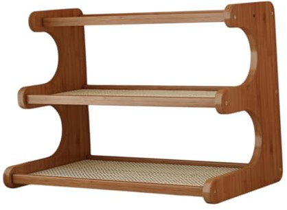 F Fityle Display Regal Anlage Stehen Dekoration Hause Multilayer Zeigen Rahmen Stehend Küche Desktop Organizer Display Riser Regal, Groß