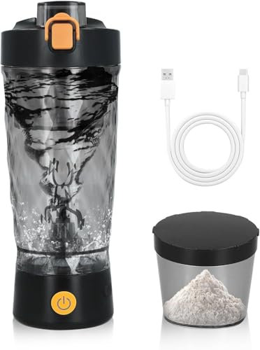 VexNook Electric Protein Shaker Bottle 700ml (24oz) - Self-Stirring Shaker for Effortless Mixing of Protein Shakes, Smoothies, and Meal Replacements with USB Charging