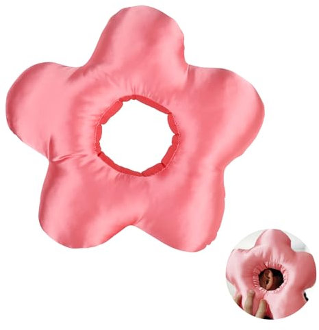 Trendecor Piercing Kissen mit Loch, Donut Kissen für Ohr Gegen Rosa Piercing Kissen Ohrkissen Kissen Seitenschläfer Sleepingring für Seitenschläfer zur Schmerzlinderung im Ohr
