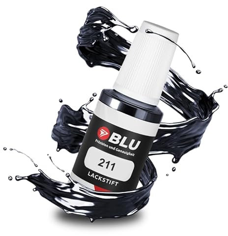 BLU Auto Lackstift Schwarz kompatibel für Toyota 211 SCHWARZ BLACKDIAMOND MIDNIGHTSCHWARZ | Auto Lack Reparatur Ausbesserungslack
