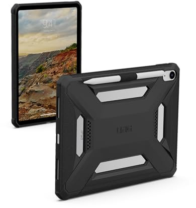 URBAN ARMOR GEAR Scout LT Hülle für iPad 10.9/iPad 11 A16 | Passgenau | Stylus Halterung | Lüftungsschlitze | Federleicht | Alle Ports erreichbar | Verstärkte Ecken