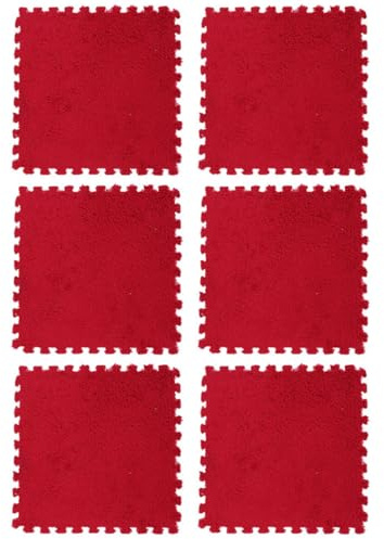 Weihnachten Feier Puzzlematten Boden 6 Stück Eva Plüsch für Zuhause