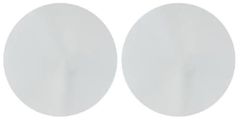 Atmosphera Créateur d'intérieur - Lot de 2 Miroirs Adhésifs Rond 40x40cm Argent