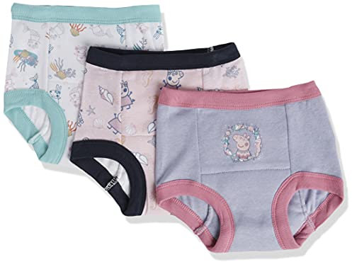 Peppa Pig Baby Girls 3pk Toddler Potty Underwear, 3-Pack Training Pant, 4 Years (Pack of 3)