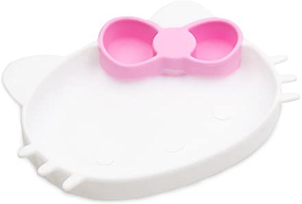 Bumkins - Plat à ventouse en silicone (3 compartiments) - Hello Kitty