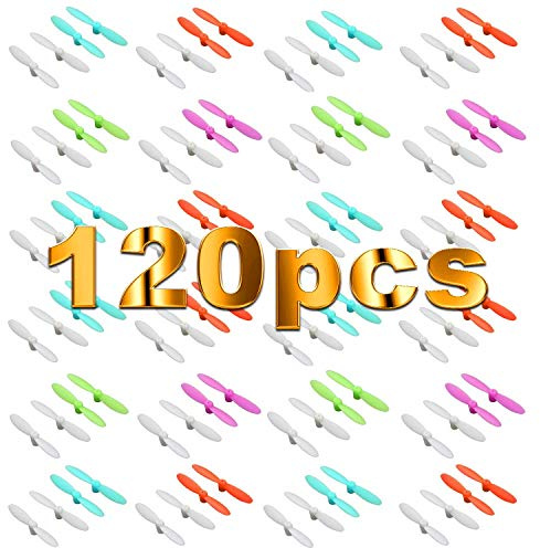 VUNIVERSUM 30 Set 120 Stück Propeller Rotorblätter Blade kompatibel zu Nano WLtoys V272 V676 E10 E10C E10W Cheerson CX-10 CX10 CX-10A CX-10C CX-10W CX-10D CX-10WD 30mm Quadrocopter Drohne Copter