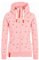 Newbestyle Jacke Damen Sweatjacke Hoodie Sweatshirt Oberteile Damen Pullover Kapuzenpullover Pulli mit Reissverschluss,pink,XL